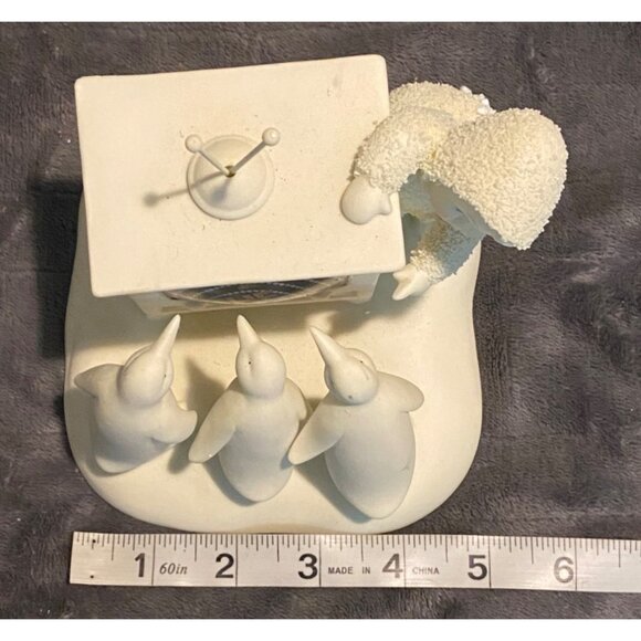 Snowbabies "Thats Enough TV For Today!" Figurine With Penguins By Kristi Jensen - Picture 9 of 16